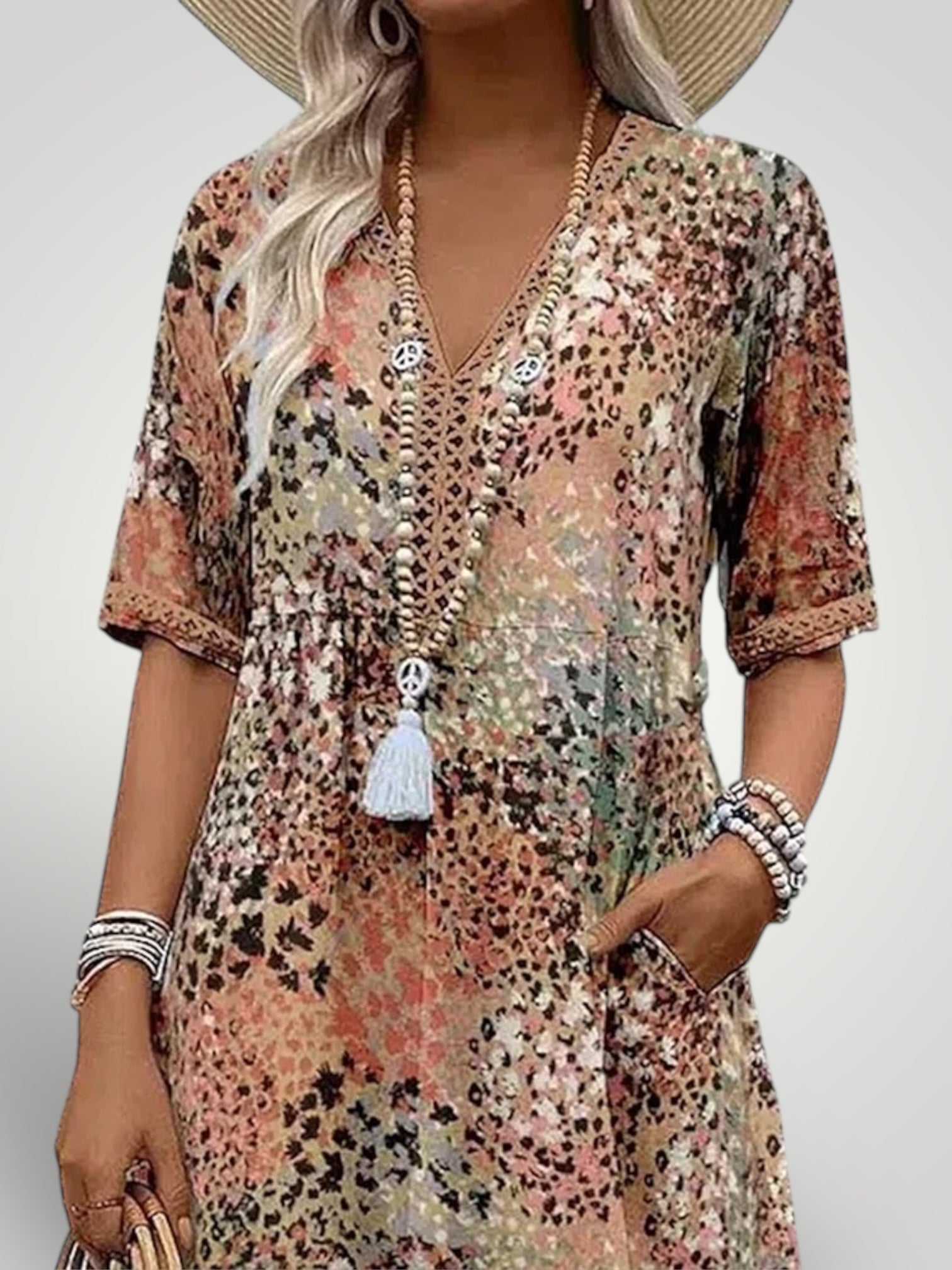 Χίλαρι | Vibrant Mid-Length Φόρεμα