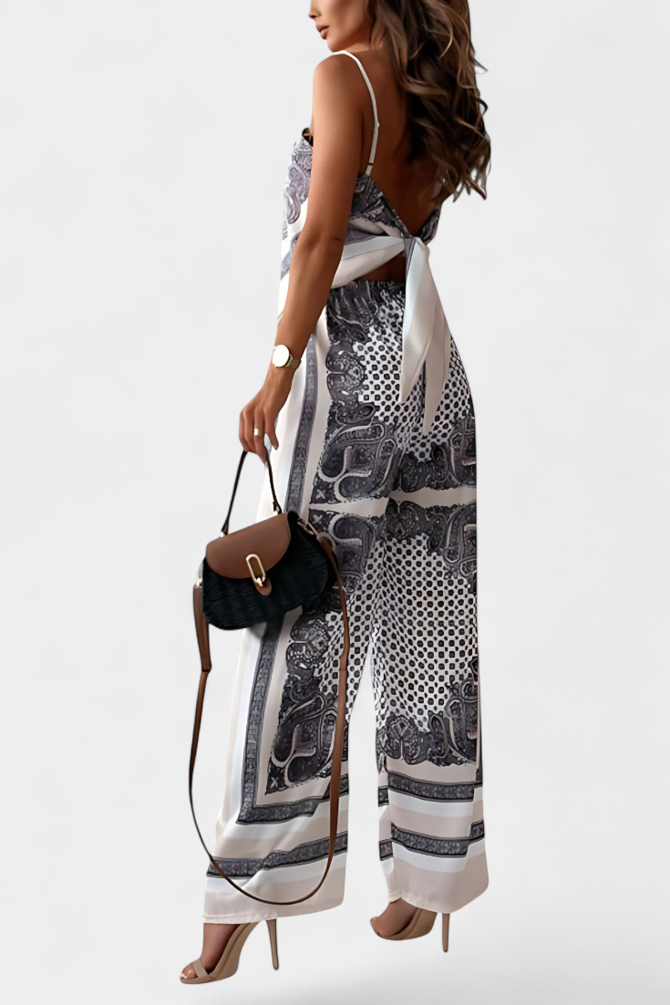 Leonie Σετ με Μοτίβο Paisley και Λουράκια