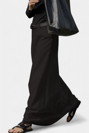 Ada Φούστα H-Line Μονόχρωμη με Μοντέρνο Αστικό Στυλ