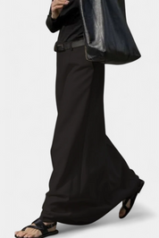 Ada Φούστα H-Line Μονόχρωμη με Μοντέρνο Αστικό Στυλ