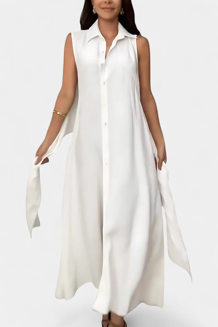 Meryl Πουκαμισοφόρεμα με Κουμπιά και Ρυθμιζόμενη Ζώνη