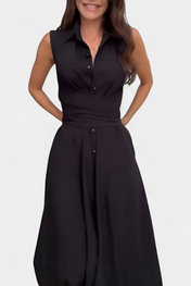 Meryl Πουκαμισοφόρεμα με Κουμπιά και Ρυθμιζόμενη Ζώνη