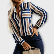 Έμιλι - casual και ήρεμη μπλούζα με ρίγες