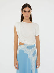 Alice | Φόρεμα midi με στριφτή λεπτομέρεια τύπου μπλούζας