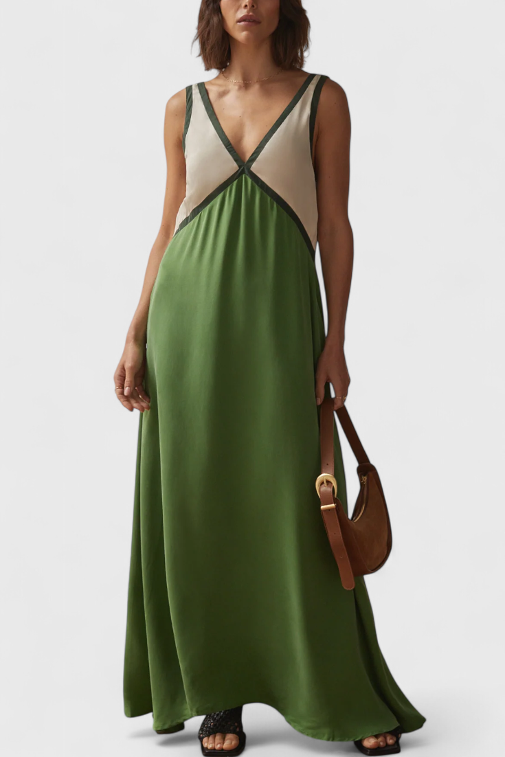 Diamond Φόρεμα Boho Καλοκαιρινό με Λαιμόκοψη V