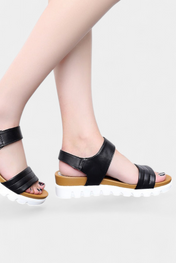 Clothide Casual Platform σανδάλια με διπλό λουρί και ρυθμιζόμενη πόρπη