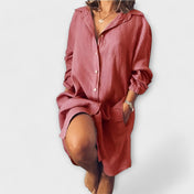 Καθημερινή λινή μπλούζα