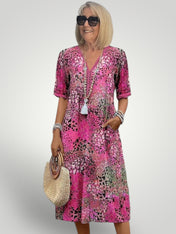 Χίλαρι | Vibrant Mid-Length Φόρεμα