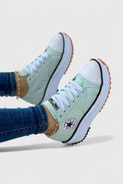 Taya Chunky Αθλητικά Παπούτσια από Καμβά