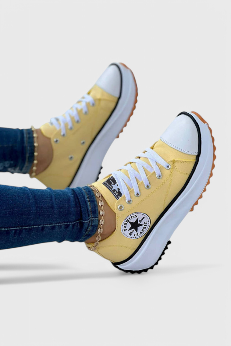 Taya Chunky Αθλητικά Παπούτσια από Καμβά