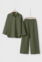 Skye Σετ Δύο Τεμαχίων από Βαμβάκι και Λινό