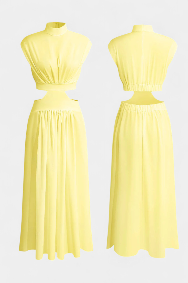 Jocelyn Σετ με Φόρεμα με Πλαϊνό Σκίσιμο