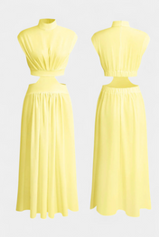 Jocelyn Σετ με Φόρεμα με Πλαϊνό Σκίσιμο