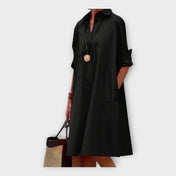 Κομψό Φόρεμα Πόλο από Πριμιουμ Υφασμα