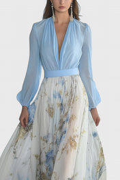 Eliane Το εντυπωσιακό φλοράλ μάξι φόρεμα