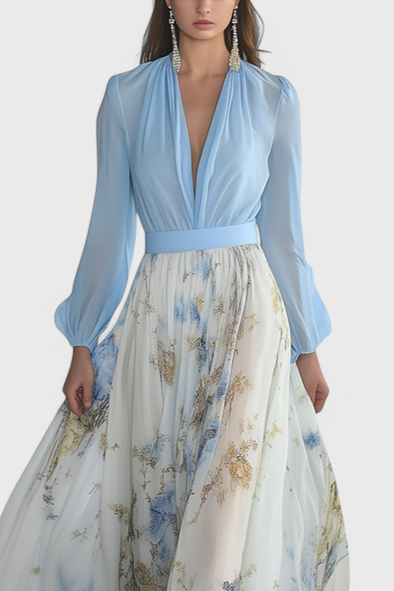 Eliane Το εντυπωσιακό φλοράλ μάξι φόρεμα