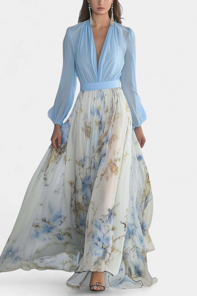 Eliane Το εντυπωσιακό φλοράλ μάξι φόρεμα