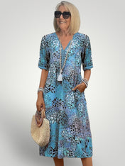 Χίλαρι | Vibrant Mid-Length Φόρεμα