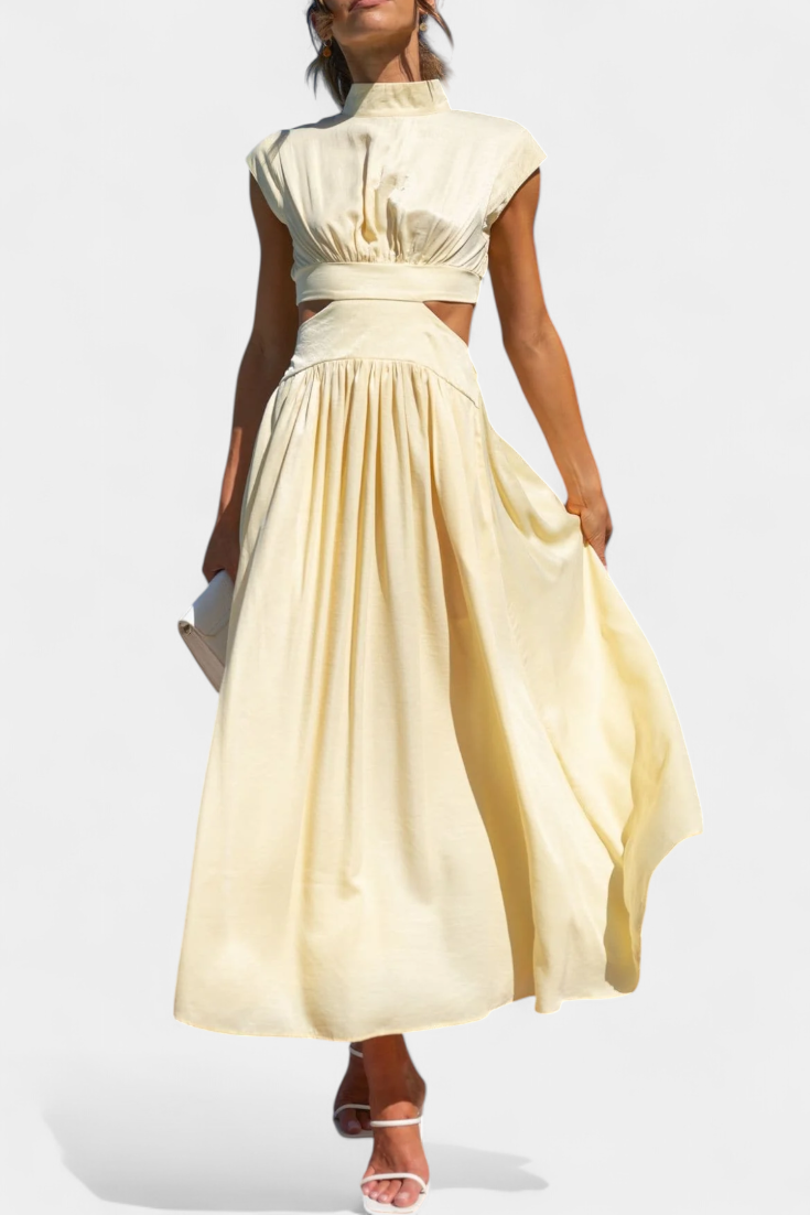 Jocelyn Σετ με Φόρεμα με Πλαϊνό Σκίσιμο