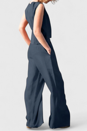 Yvanne Καλοκαιρινό Αμάνικο Σετ Vintage