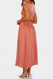 Jocelyn Σετ με Φόρεμα με Πλαϊνό Σκίσιμο