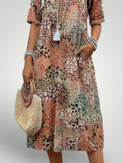 Χίλαρι | Vibrant Mid-Length Φόρεμα