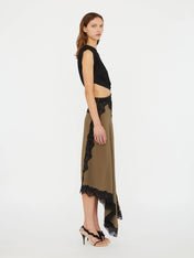 Alice | Φόρεμα midi με στριφτή λεπτομέρεια τύπου μπλούζας