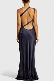 Lucra Μαξι Φόρεμα με Διαγώνιες Τιράντες και Ανοιχτή Πλάτη