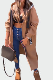 Μακρύ Παλτό με Κουκούλα