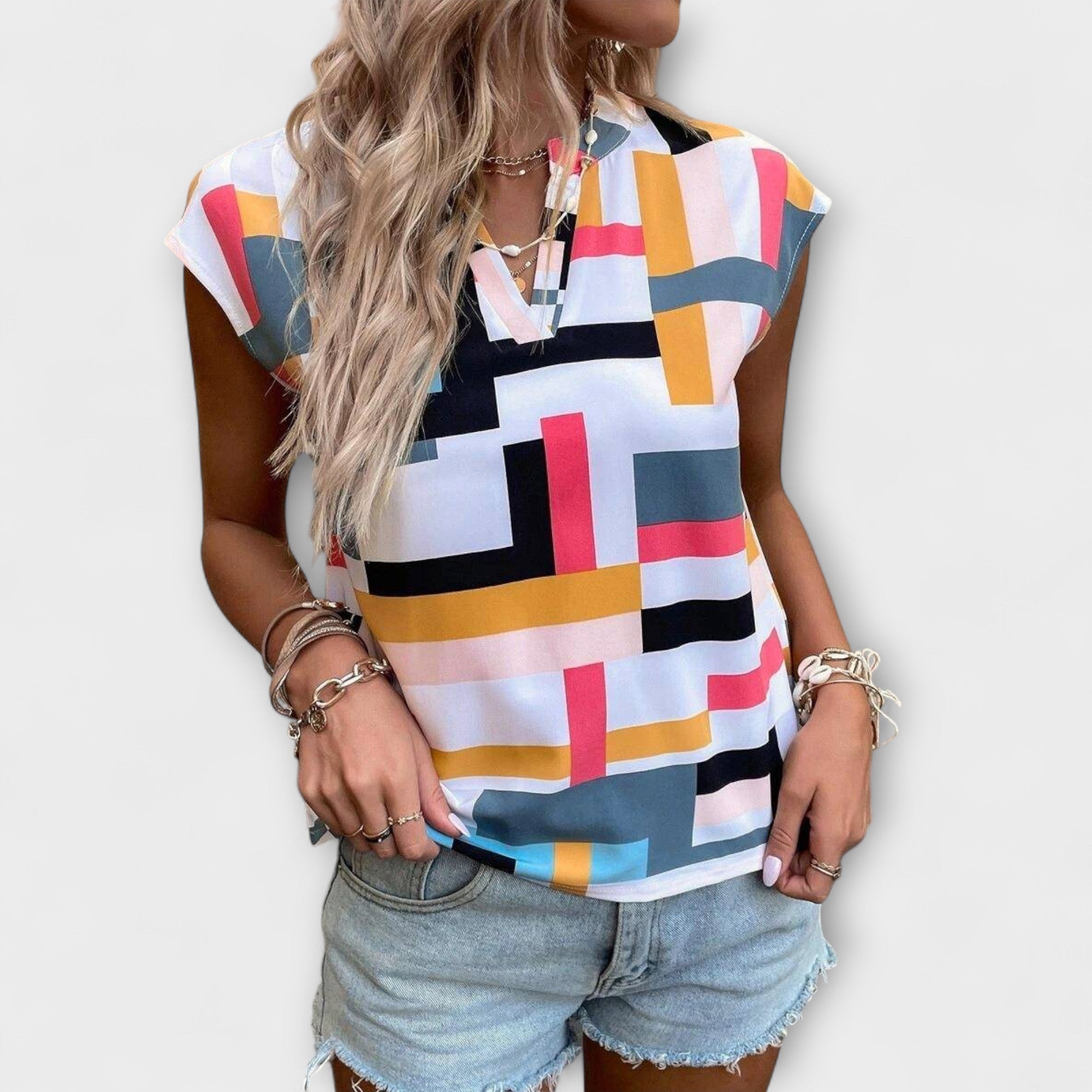 Χλόη - Μπλούζα κοντού μανικιού