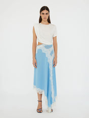 Alice | Φόρεμα midi με στριφτή λεπτομέρεια τύπου μπλούζας