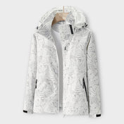 Μοντέρνο Αδιάβροχο Μπουφάν με Κουκούλα