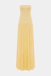 Deia Μάξι Φόρεμα από Δίχτυ με Καμπάνα Μανίκια