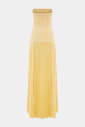 Deia Μάξι Φόρεμα από Δίχτυ με Καμπάνα Μανίκια