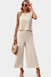 Lavinia Boho Σετ με Αέρινο Τοπ και Σορτς από Λινό και Βαμβάκι