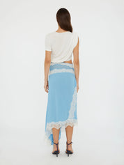 Alice | Φόρεμα midi με στριφτή λεπτομέρεια τύπου μπλούζας