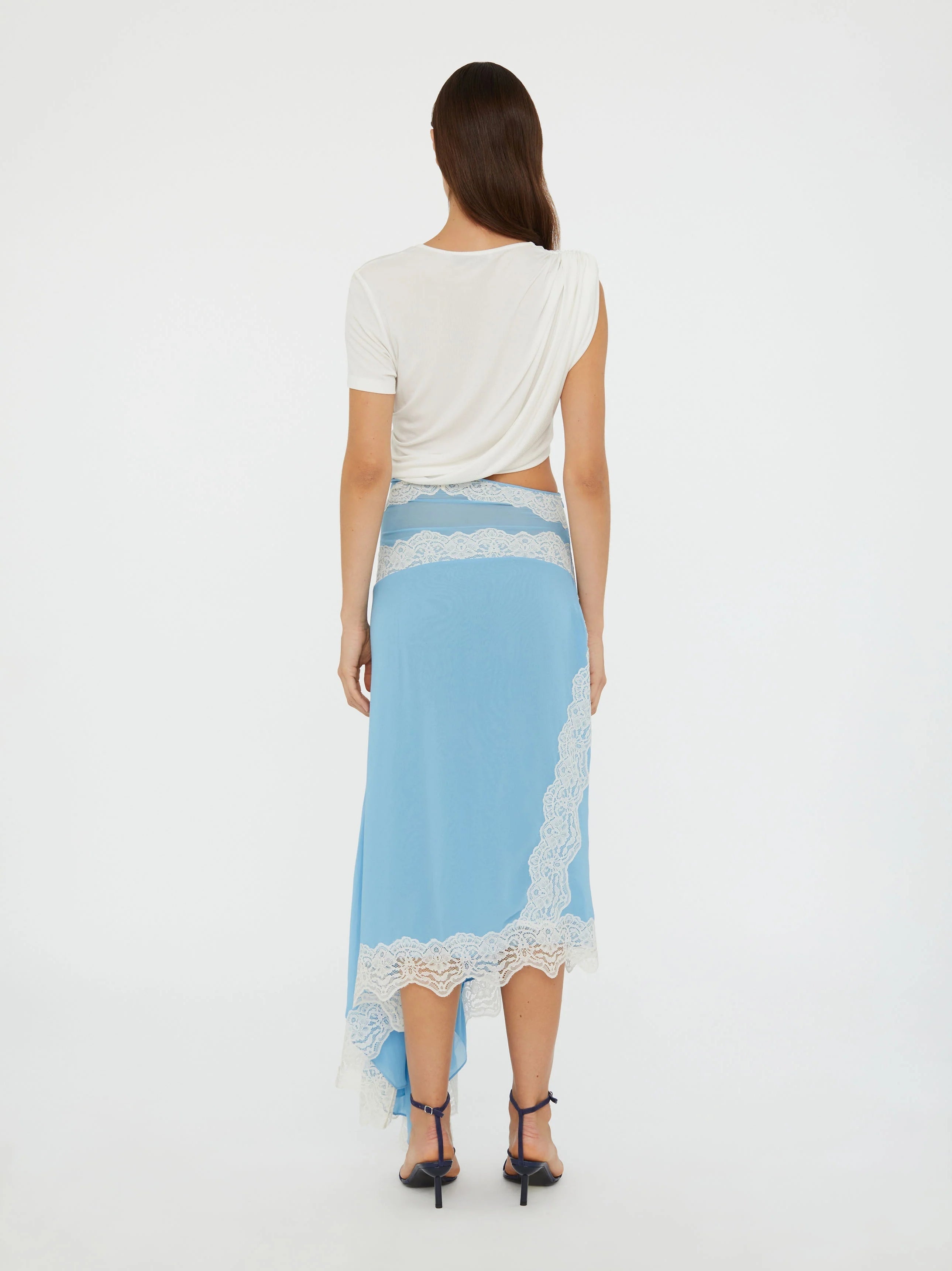 Alice | Φόρεμα midi με στριφτή λεπτομέρεια τύπου μπλούζας