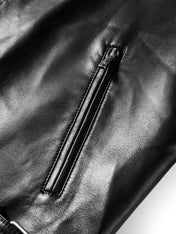 Iris | Κοντό τζάκετ τύπου μοτοσικλέτας από PU