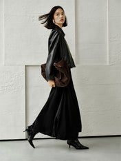 Iris | Κοντό τζάκετ τύπου μοτοσικλέτας από PU