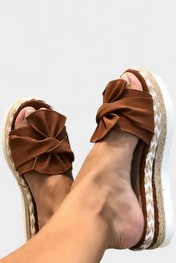 Cveta Σανδάλια Πλατφόρμας με Φιόγκο