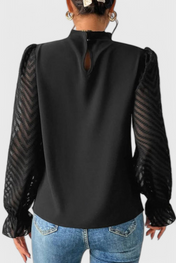 Helga Ναυτική Μπλούζα με Μακριά Μανίκια