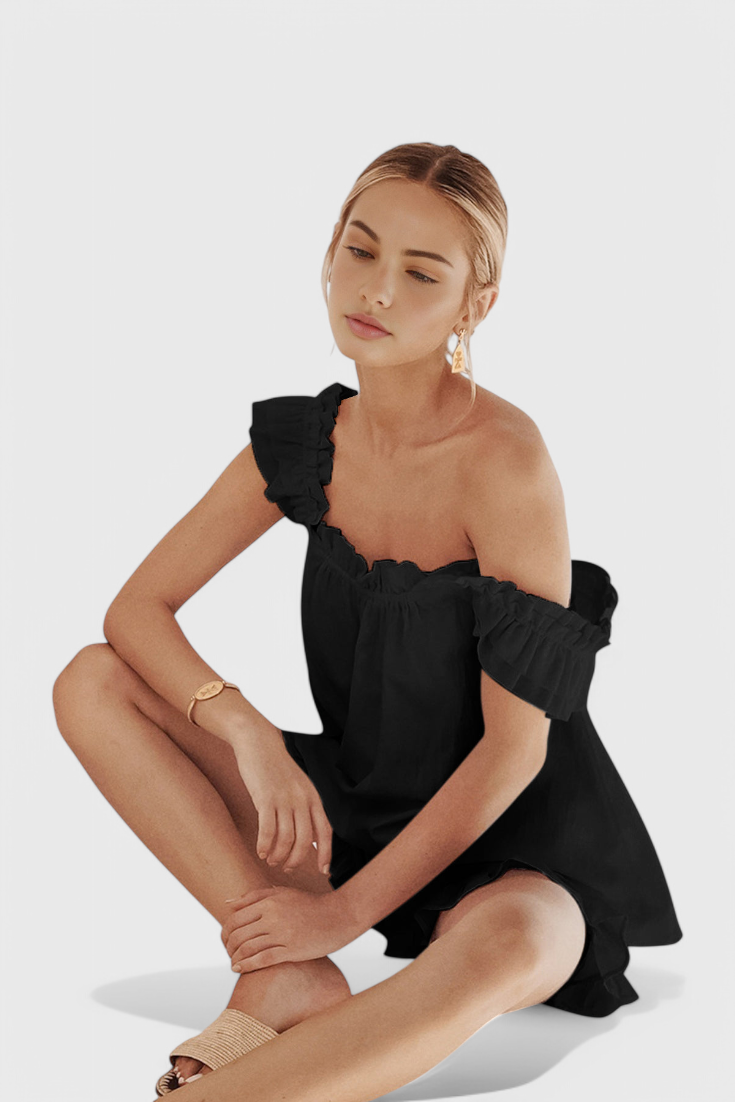 Victoria Σετ Lounge με Βολάν