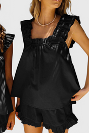 Victoria Σετ Lounge με Βολάν