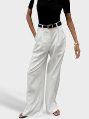 Ίρις | Solid Φαρδύ Μπατζάκι Παντελόνι