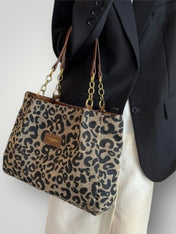Λεονάρα | Leopard Print Tote Τσάντα