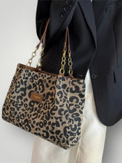 Λεονάρα | Leopard Print Tote Τσάντα