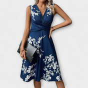 Rina — Καλοκαιρινό Φόρεμα με Cut-out στη Μέση