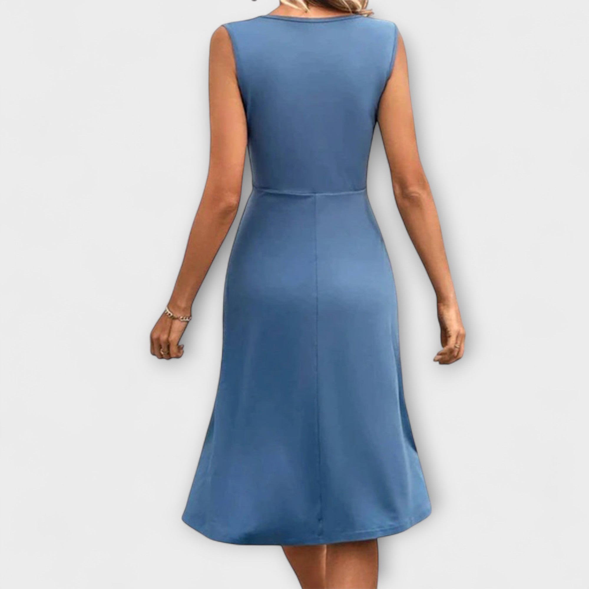 Rina — Καλοκαιρινό Φόρεμα με Cut-out στη Μέση