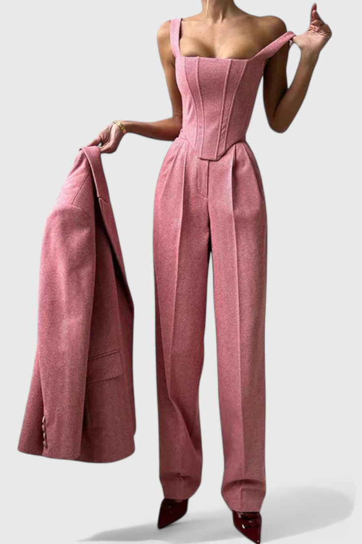 Evena Κοστούμι με Παντελόνι για Αυτοπεποίθητη Κομψότητα