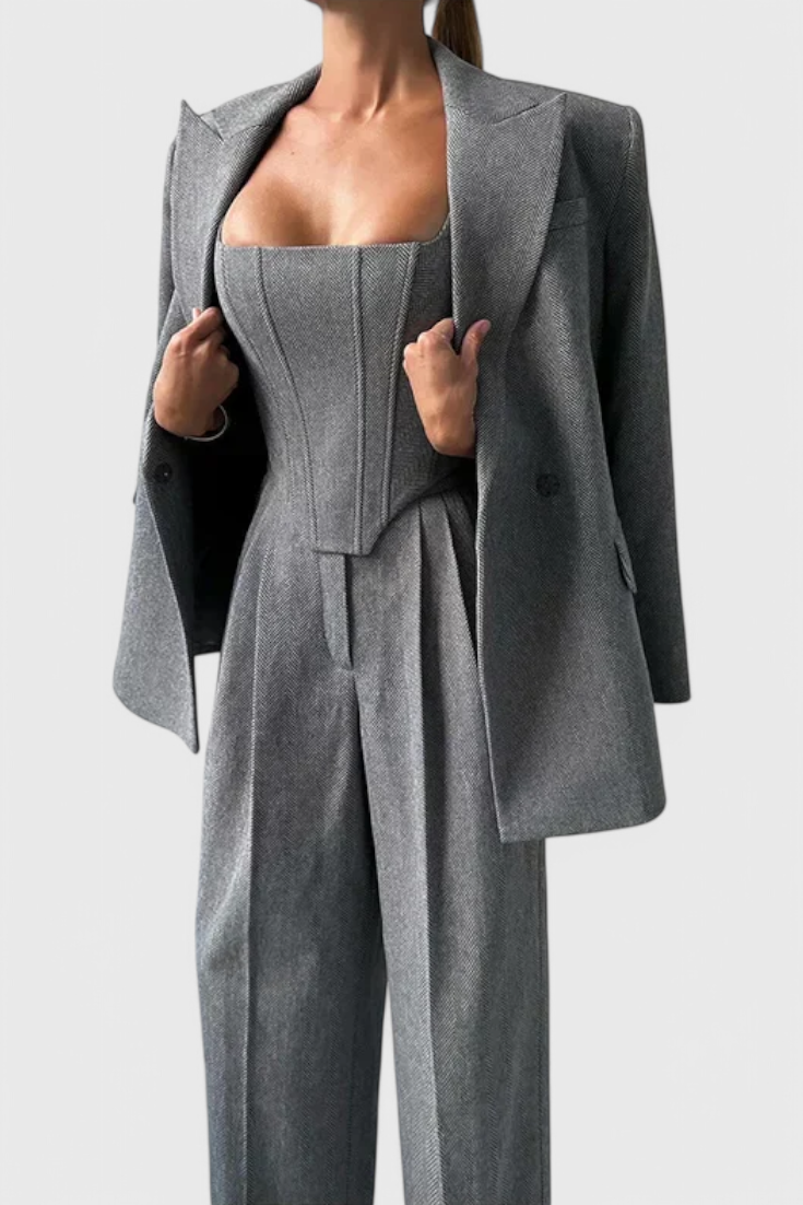 Evena Κοστούμι με Παντελόνι για Αυτοπεποίθητη Κομψότητα